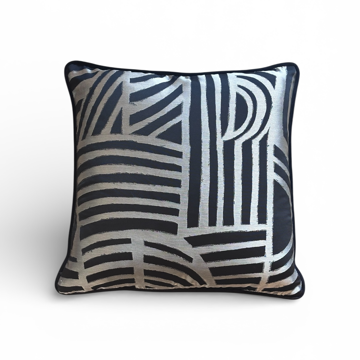 CUSCINO SARTORIALE IN TESSUTO RASO PREGIATO