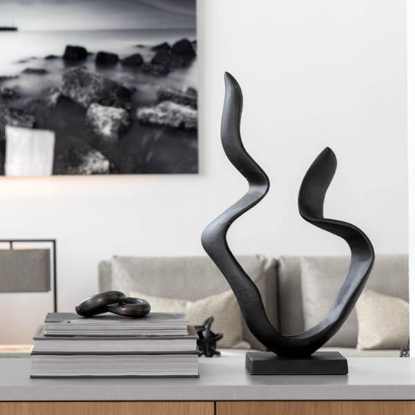 SCULTURA DECORATIVA NERA