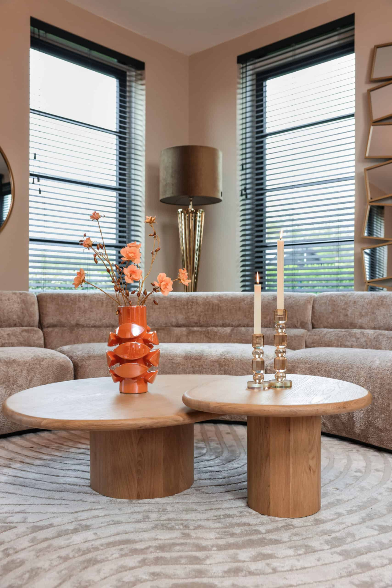 PORTA CANDELE IN VETRO  S