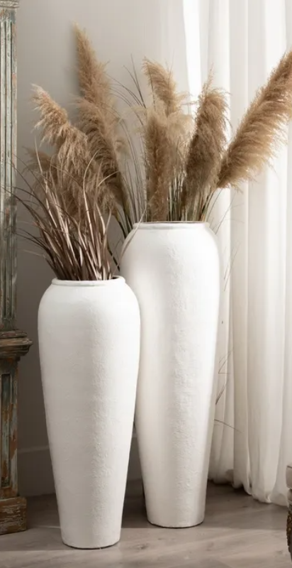 VASO DA TERRA BIANCO H120